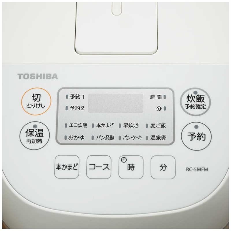 東芝　TOSHIBA　炊飯器 3合 マイコン ホワイト　RC-5MFM-W｜y-kojima｜12