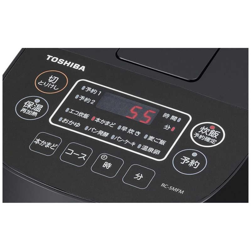 TOSHIBA 東芝 TOSHIBA 炊飯器 3合 マイコン ブラック RC-5MFM-K TOSHIBA 東芝 TOSHIBA 炊飯器 3合 マイコン ブラック RC-5MFM-K
