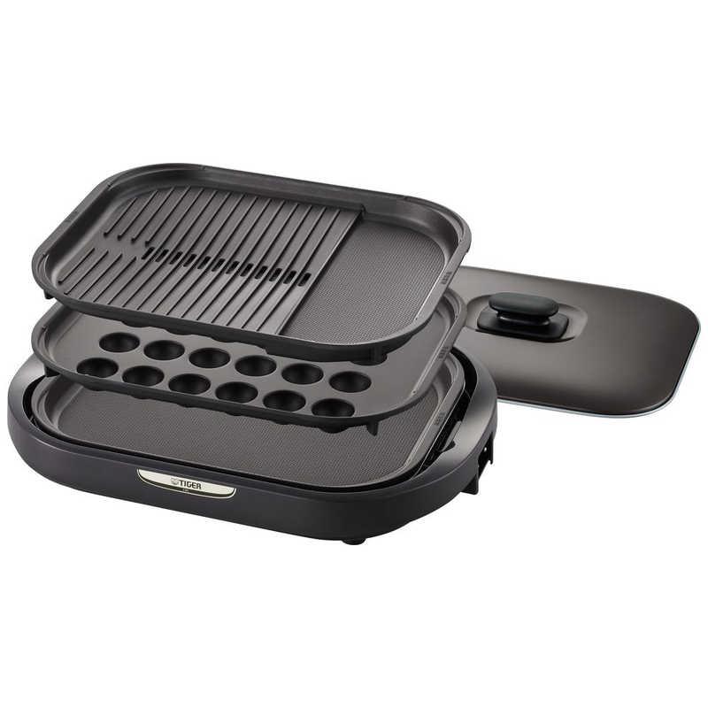 Tiger ホットプレート 44cm 3種プレート付き タイガー（TIGER） ホットプレート ブラウン [プレート3枚] CRC-B302T