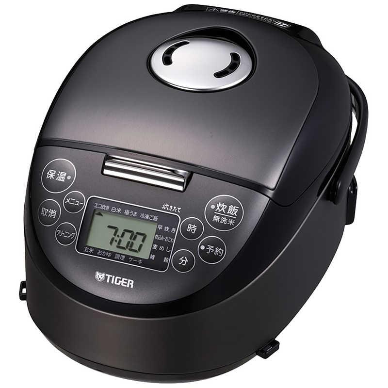 タイガー魔法瓶 TIGER 炊飯器 炊きたて JPF-G055-KL スチールブラックの商品画像（Yahoo!ショッピング）