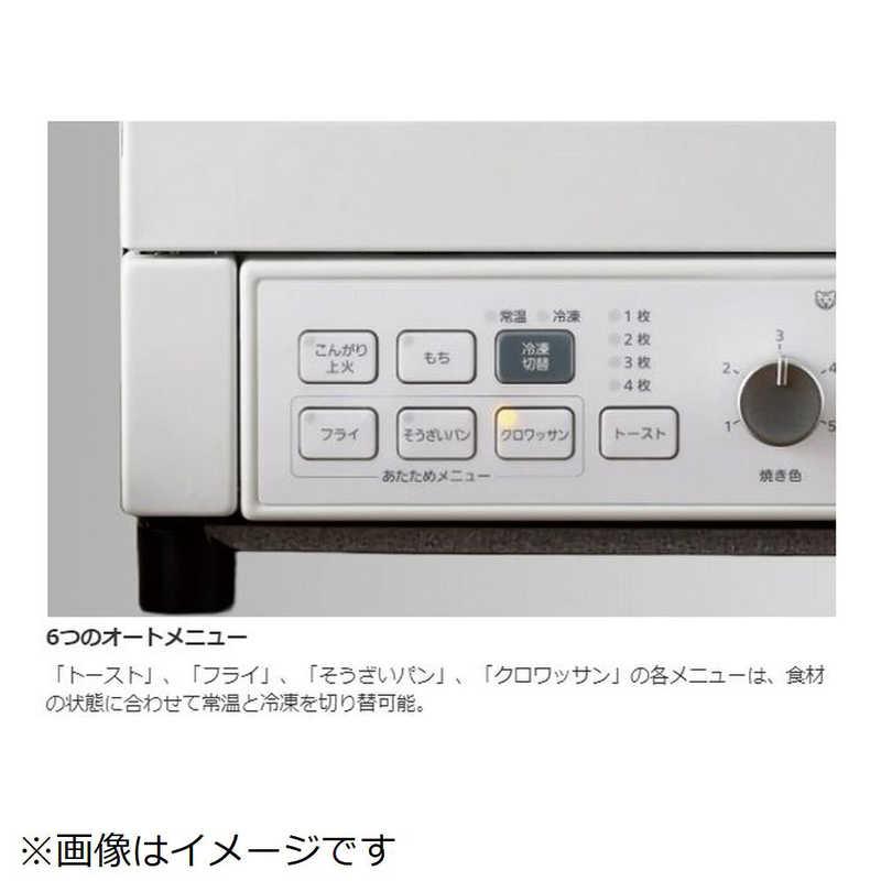 タイガー　TIGER　オーブントースター やきたて コンベクションオーブン&トースター 1312W/食パン4枚 マットホワイト　KAV-A130WMの画像