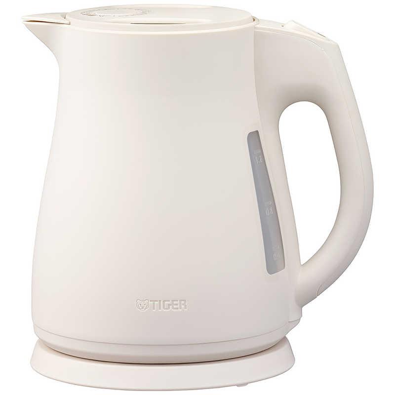 タイガー（TIGER） 電気ケトル スゴ軽 1.2L オフホワイト PCT-A120WO
