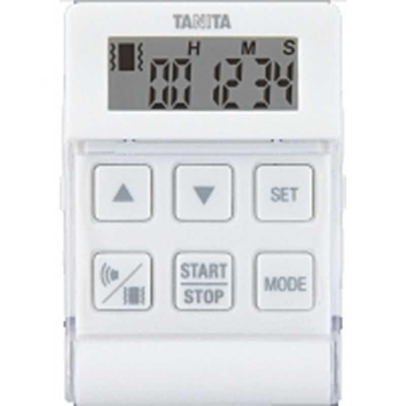 タニタ バイブレーションタイマー２４時間計 クイック アウトレット TD‐370N‐WH 輝い ホワイト