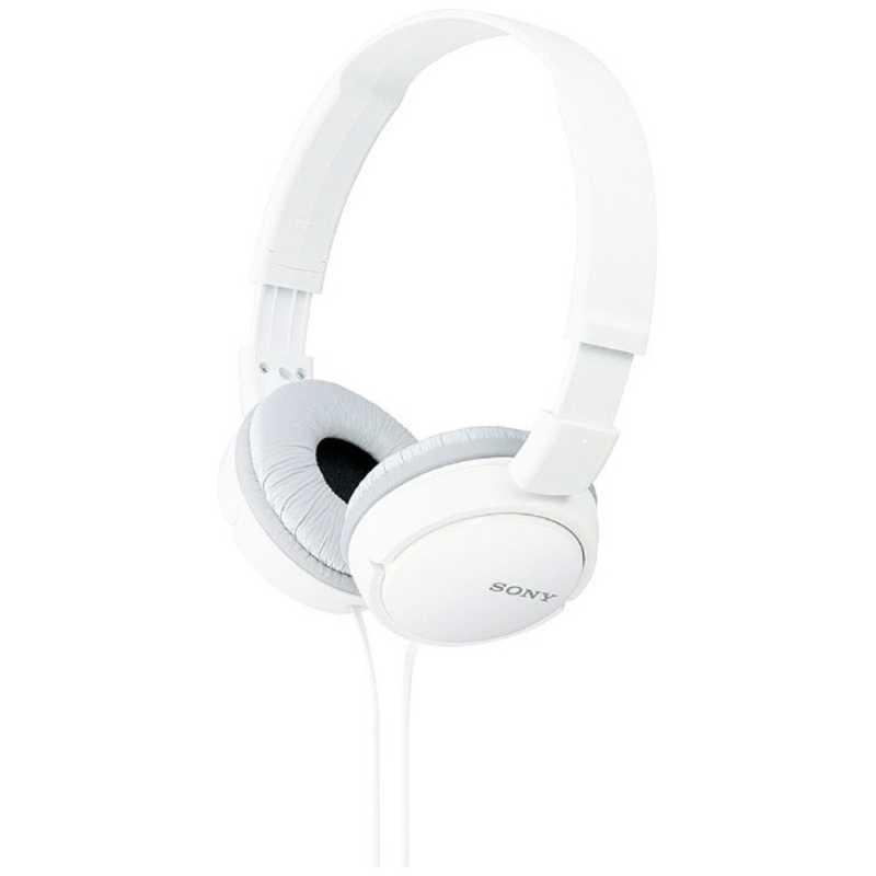 SONY（ソニー） ステレオヘッドホン MDR-ZX110/W (ホワイト) : コジマ