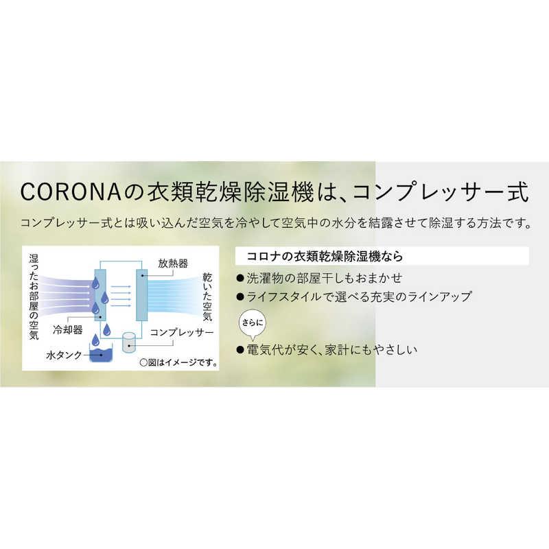 コロナ　CORONA　冷風衣類乾燥除湿機 どこでもクーラー ［コンプレッサー方式 /木造13畳まで /鉄筋25畳まで］ スカイブルー　CDM-F1024-A｜y-kojima｜03