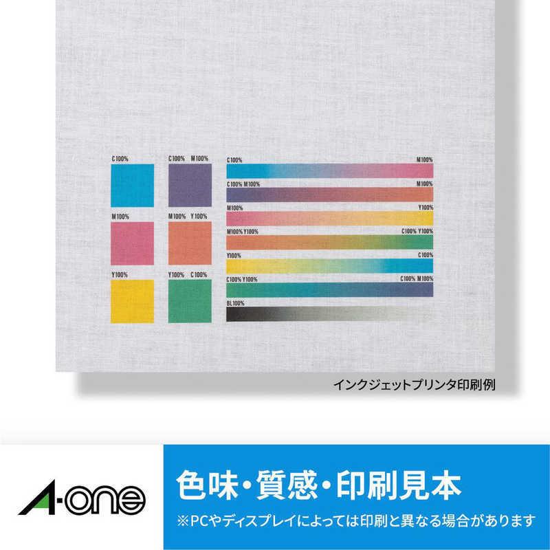 pp-「p」4枚セット エーワン（A-one） 布プリ アイロン接着タイプ はがきサイズ 3面