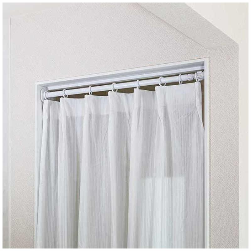 積水樹脂 カーテンレール カーテンリング付き 突っ張りポール 77