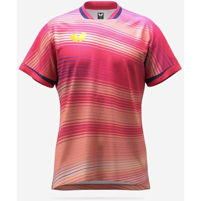 バタフライ　卓球用品 Butterfly ユニセックス エリスター11・シャツ コーラルピンク SS　46510 バタフライ 卓球用品 Butterfly ユニセックス エリスター11・シャツ