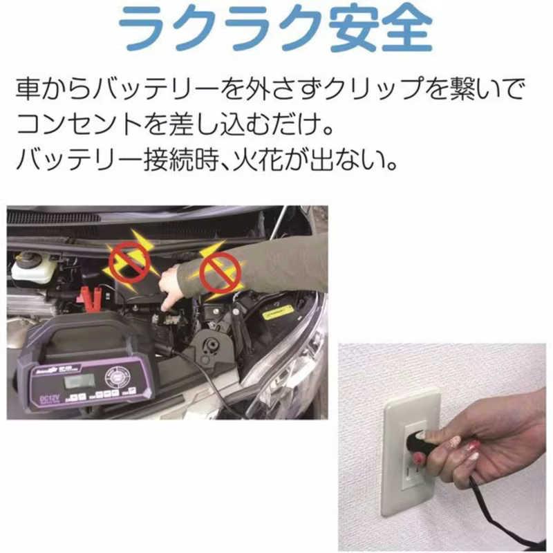 大自工業　全自動パルスバッテリー充電器 (バイク-ミニバン・小型トラック・小型船舶) 12V専用 定格15A バッテリー診断機能付　MP220の画像