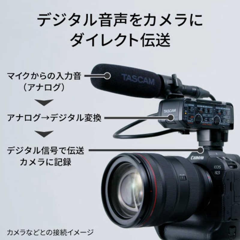 TASCAM ミラーレスカメラ対応 XLRマイクアダプター キャノン TASCAM ミラーレスカメラ対応 XLRマイクアダプター キャノン