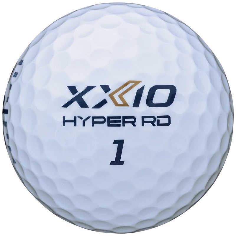 新品未使用】XXIO HYPER RD ホワイト 2ダース(合計24球) ダンロップ