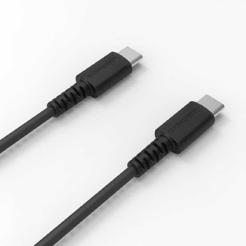 Kashimura（カシムラ） USB充電＆同期ケーブル 1.2m Type-C-C ブラック