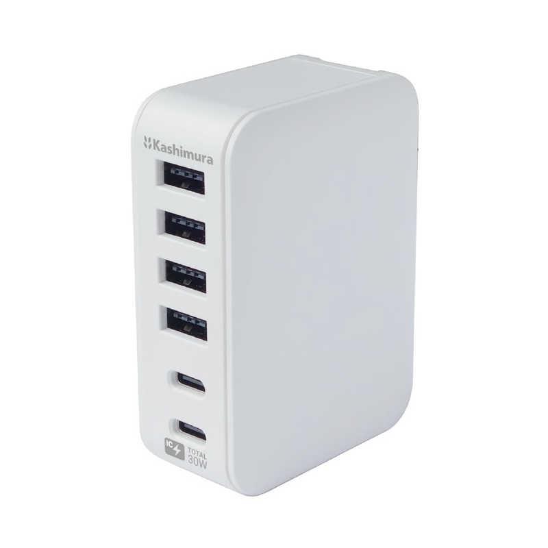 Kashimura（カシムラ） AC充電器 USB×6ポート [6ポート] AC-038