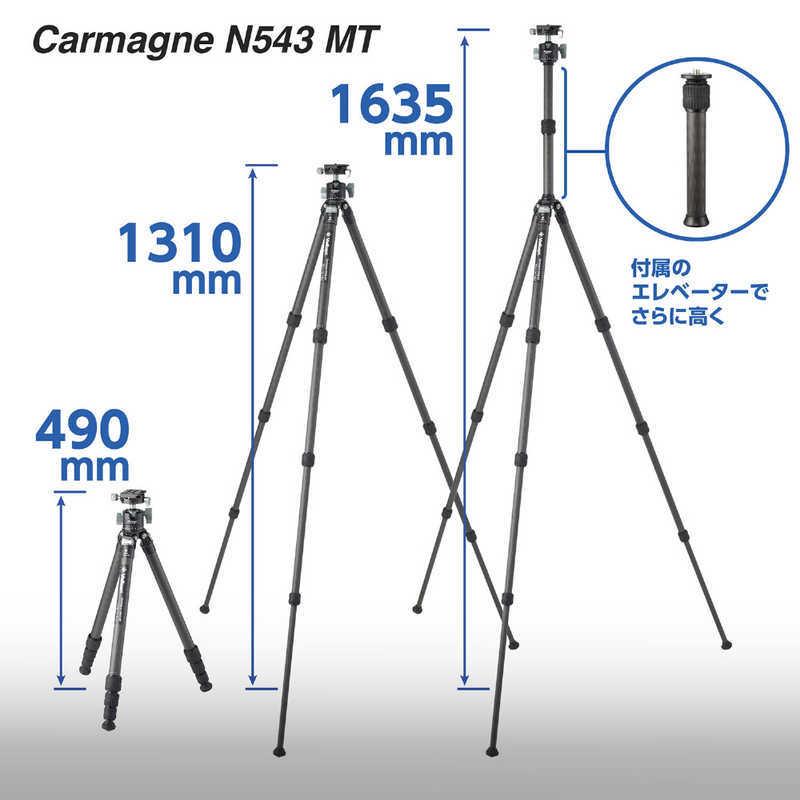 ベルボン 中型カーボン三脚 4段 Carmagne （カルマーニュ） N543 MT ベルボン (Velbon) [自由雲台] CM-N543MTの画像