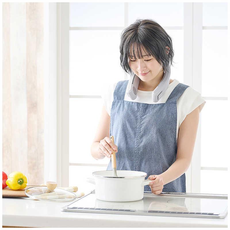 ラドンナ ひんやりネックファン 充電式 Toffy PANNA WHITE WHITE HFN15
