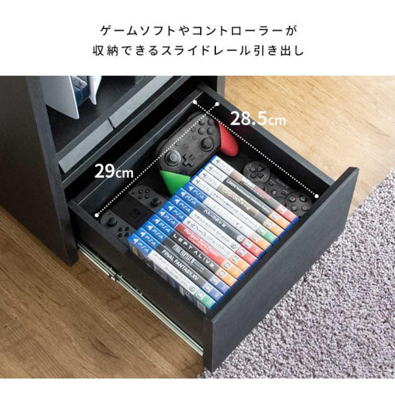 宮武製作所　デザイナーズゲームラック REGABO(レガボ)タイプ1 ブラック　GRK001BK_11