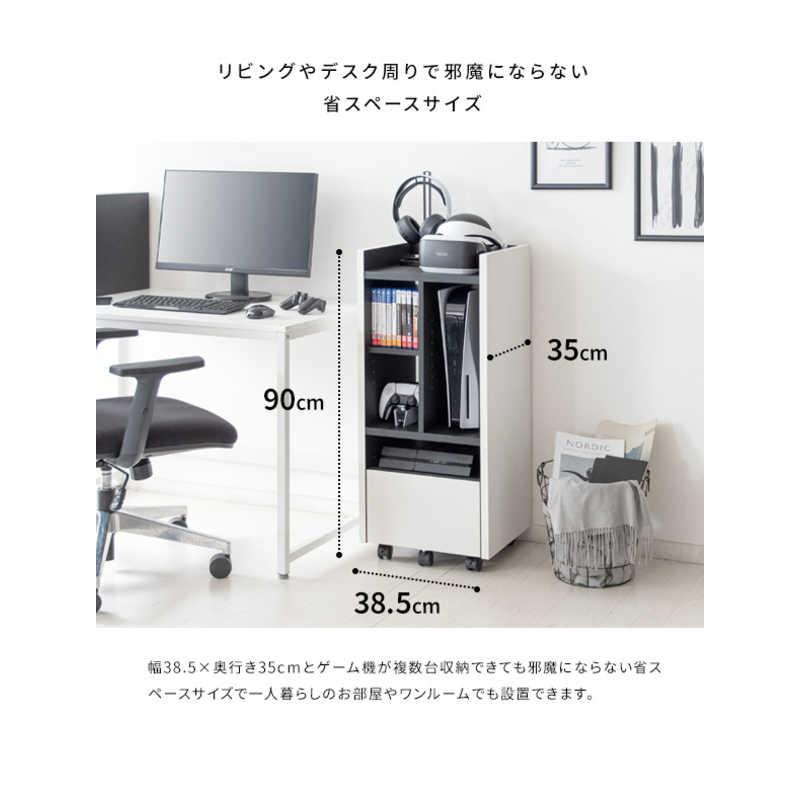 宮武製作所　デザイナーズゲームラック REGABO(レガボ)タイプ1 ブラック　GRK001BK_5