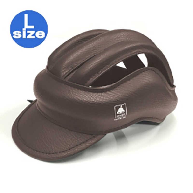 TOP　自転車用ヘルメット ヘッドギア lovell ラベル カスク クイックバックル(Lサイズ/ブラウン)　LVCASQQUICKL TOP 自転車用ヘルメット ヘッドギア lovell ラベル カスク クイック