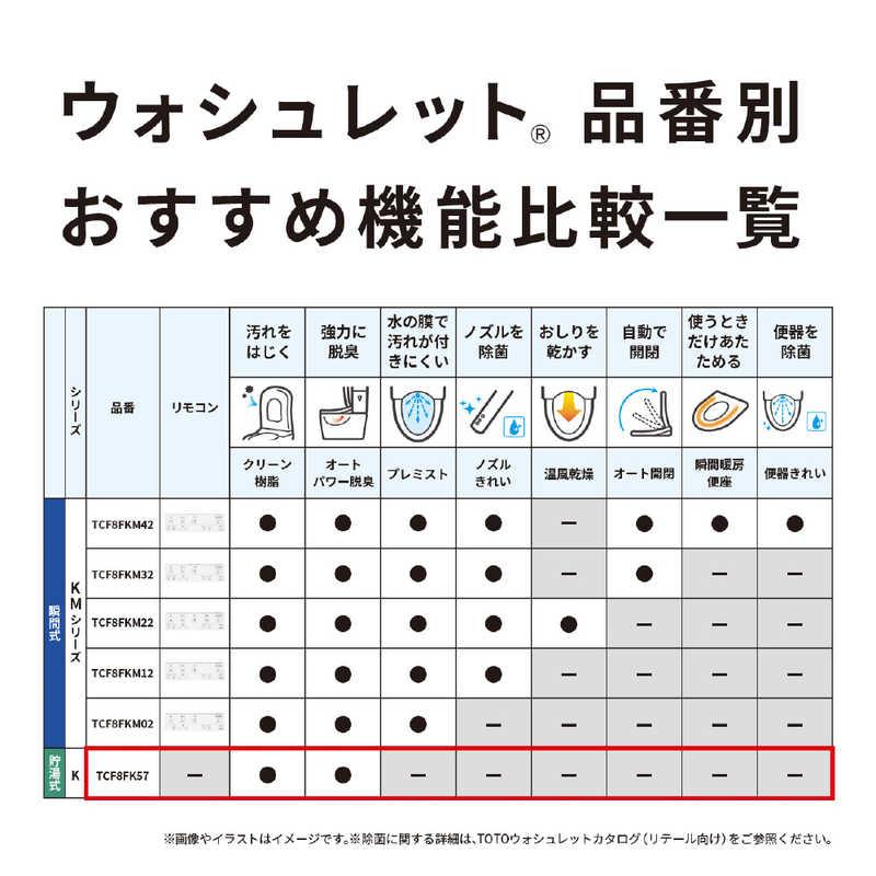 TOTO ウォシュレット Kシリーズ ［貯湯式］ パステルアイボリー