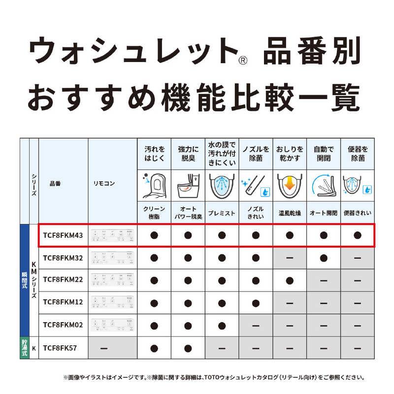 TOTO 温水便座 ウォシュレット KMシリーズ ホワイト ［瞬間式