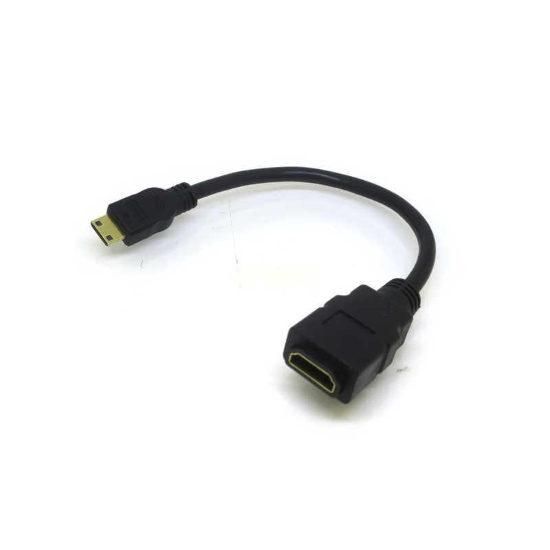 変換名人JAPAN HDMI変換アダプタ ［miniHDMI オス→メス HDMI］ 0.2m