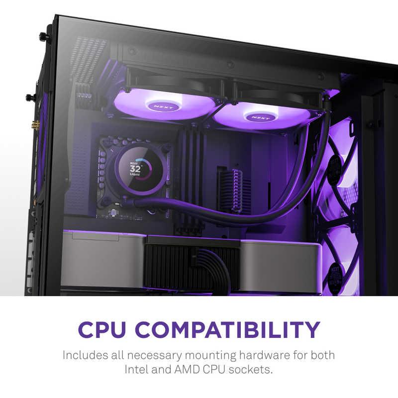 NZXT 水冷CPUクーラー KRAKEN240RGB ブラック [ 120mmRGBファン NZXT 水冷CPUクーラー KRAKEN240RGB ブラック [ 120mmRGBファン