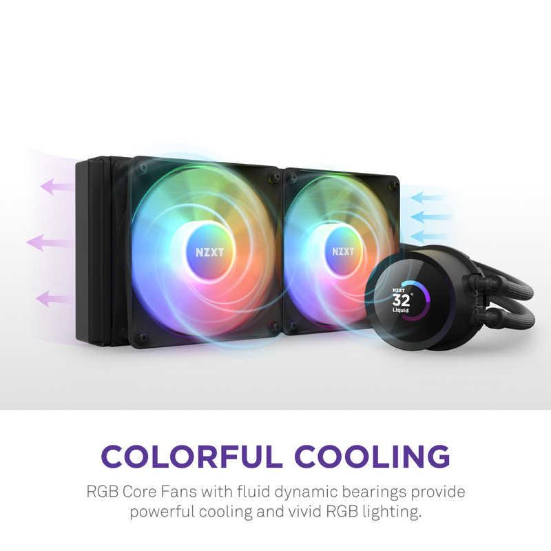 NZXT 水冷CPUクーラー KRAKEN240RGB ブラック [ 120mmRGBファン NZXT 水冷CPUクーラー KRAKEN240RGB ブラック [ 120mmRGBファン