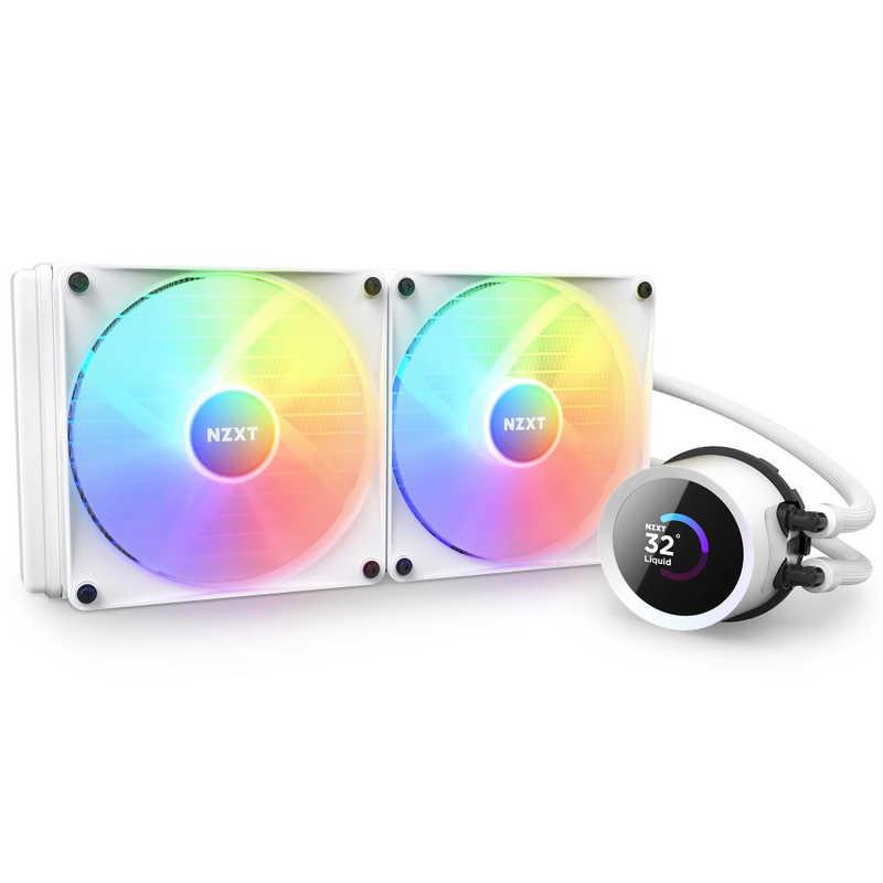 NZXT 水冷CPUクーラー KRAKEN280RGB ホワイト [ 140mmRGBファンx2 