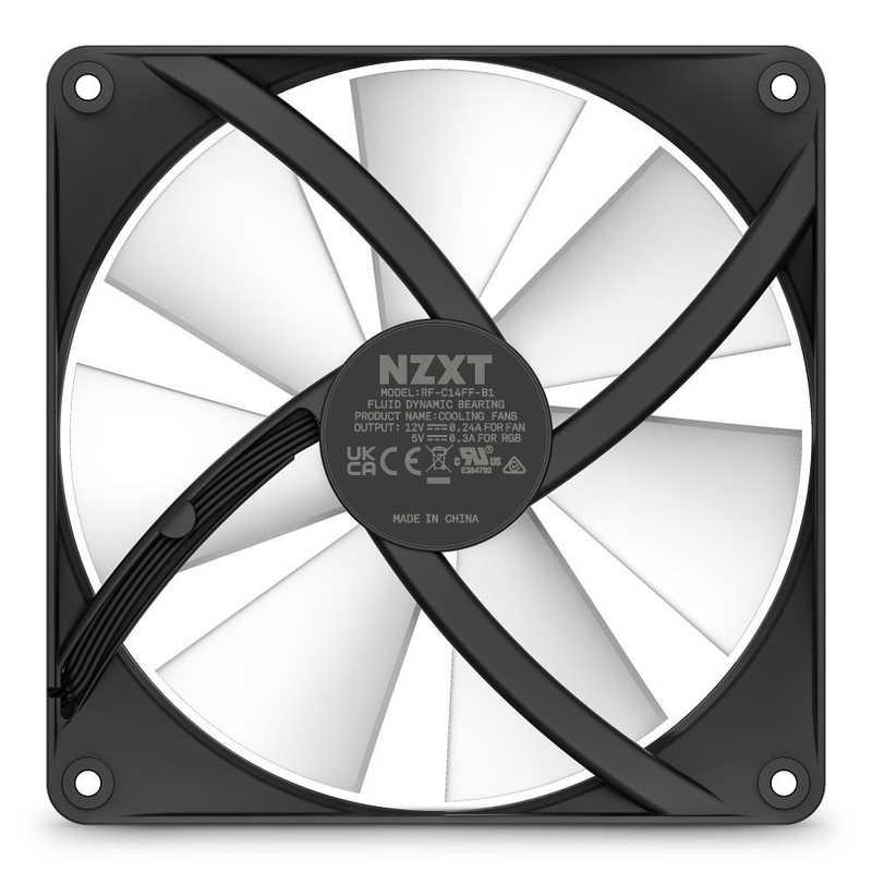 NZXT ケースファン ×2 ［ 140mm /1500RPM ］ F series RGB CORE FAN 