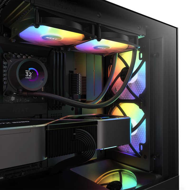 NZXT ケースファン ×2 ［ 140mm /1500RPM ］ F series RGB CORE FAN 