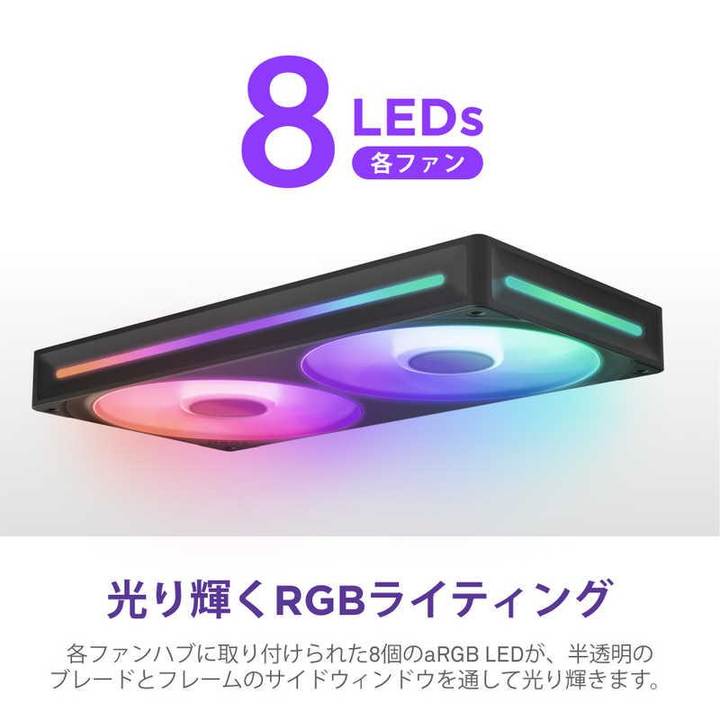 NZXT ケースファン シングルフレーム F240 RGB CORE ［ 240mm /2400RPM