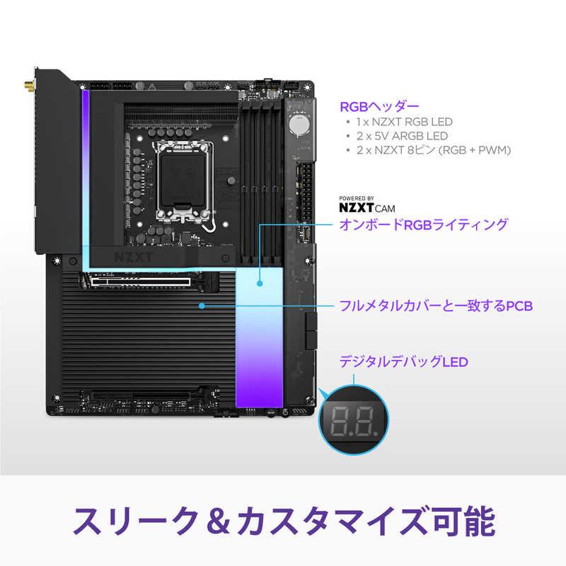 電磁基盤 。マザーボード新品同様。未使用。長期保管品。ジャンク品。 NZXT マザーボード N9 Z890 DDR5 ［ATX / LGA1851］ ［ATX］ ブラック