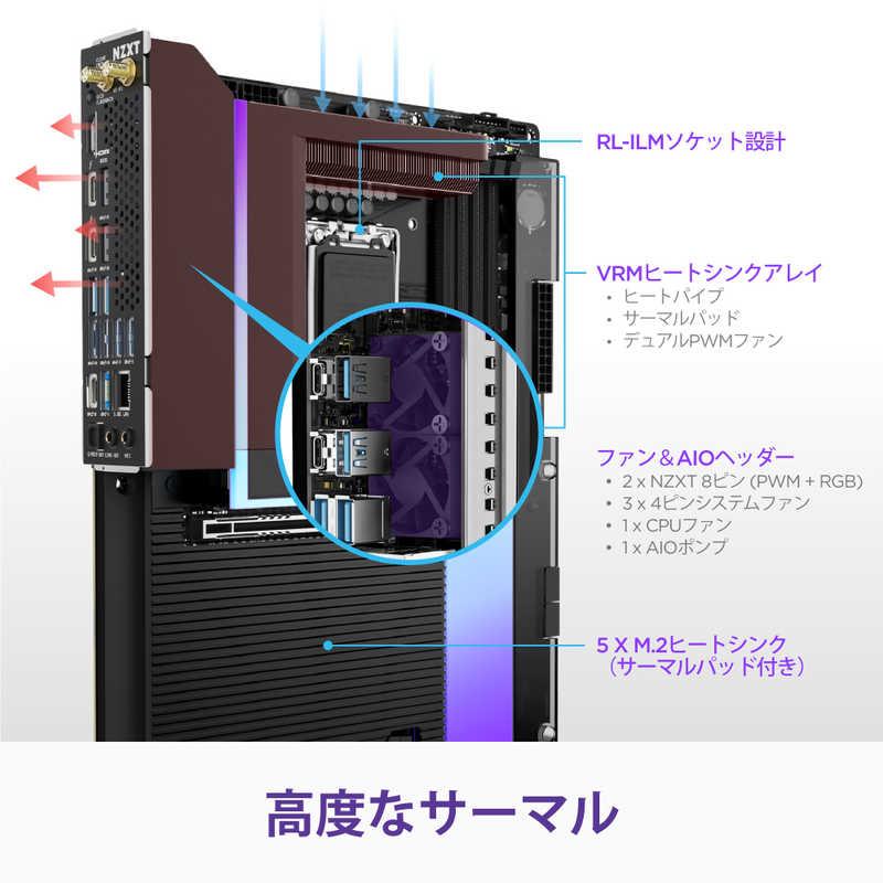 NZXT マザーボード N9 Z890 DDR5 ［ATX / LGA1851］ ［ATX］ ブラック