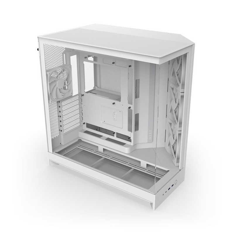 NZXT PCケース [ATX / MicroATX Mini-ITX] H9 FLOW(2025) ホワイト CM