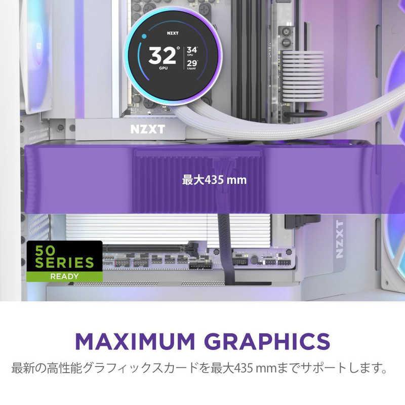 NZXT　PCケース [ATX / MicroATX / Mini-ITX] H9 FLOW RGB(2025) ホワイト　CM-H92FW-R1_10
