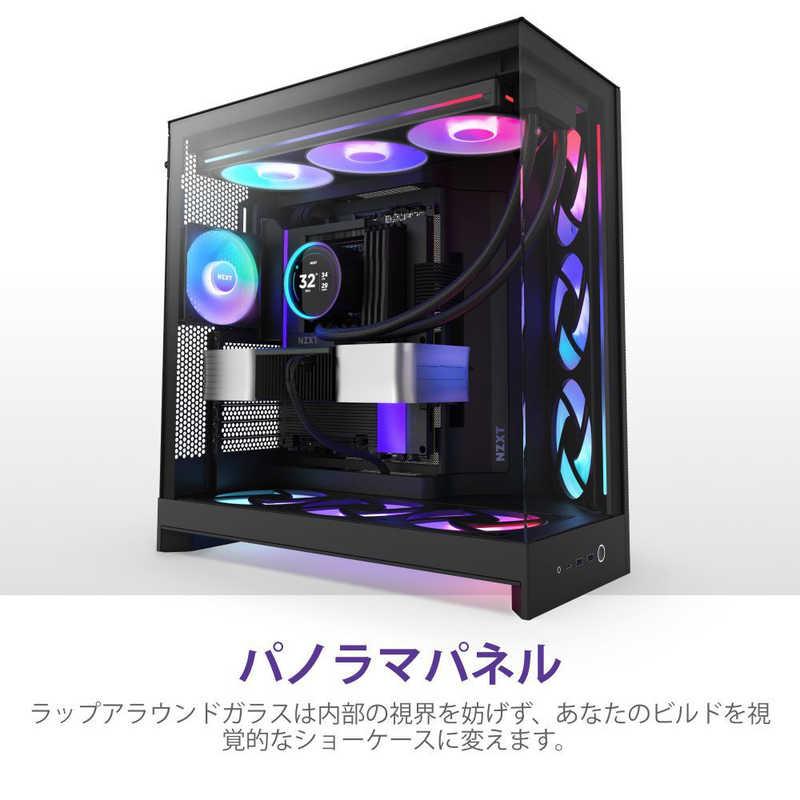 NZXT PCケース [ATX / MicroATX Mini-ITX] H9 FLOW RGB＋(2025