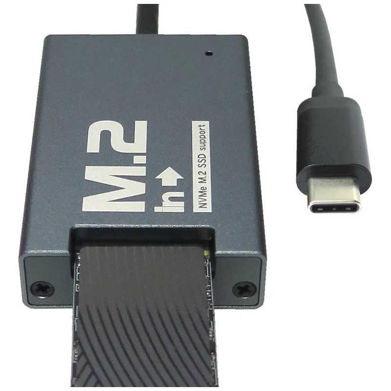 Micron m.2 nvme SSD 1TB変換アダプタ付き タイムリー M.2 SSD USB変換アダプタ M.2 in ［NVMe(PCIe)対応 / USB