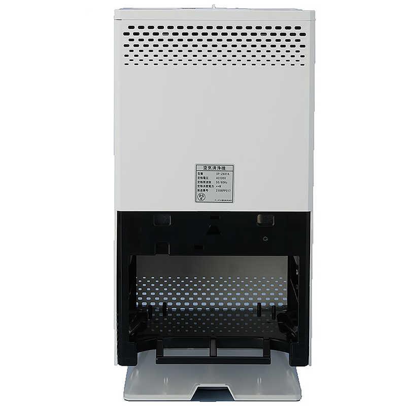 アンデス電気　空気清浄機 バイオミクロンスクエア ホワイト 適用畳数 12畳 PM2.5対応　BM-S611A(B)の画像