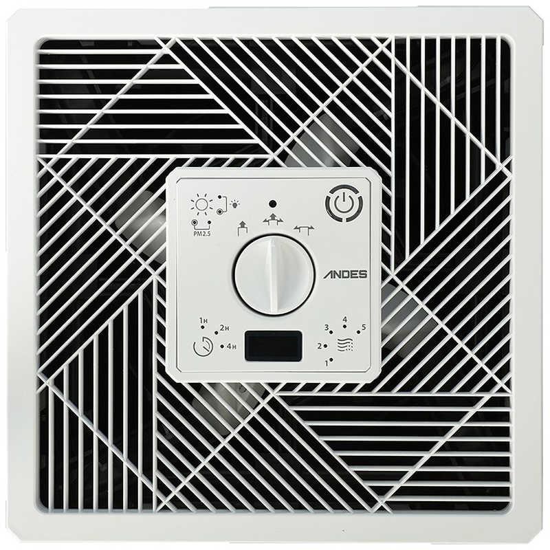 アンデス電気　空気清浄機 バイオミクロンスクエア ホワイト 適用畳数 12畳 PM2.5対応　BM-S611A(B)の画像