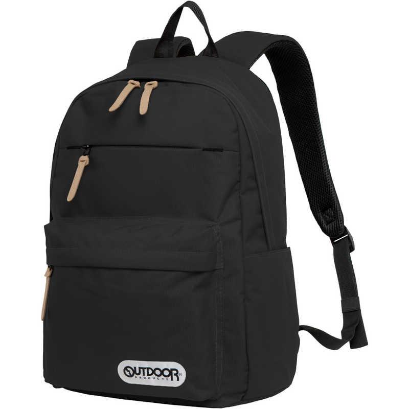 OUTDOOR デイパック カジュアルリュック 20L ブラック OD-11188-BK