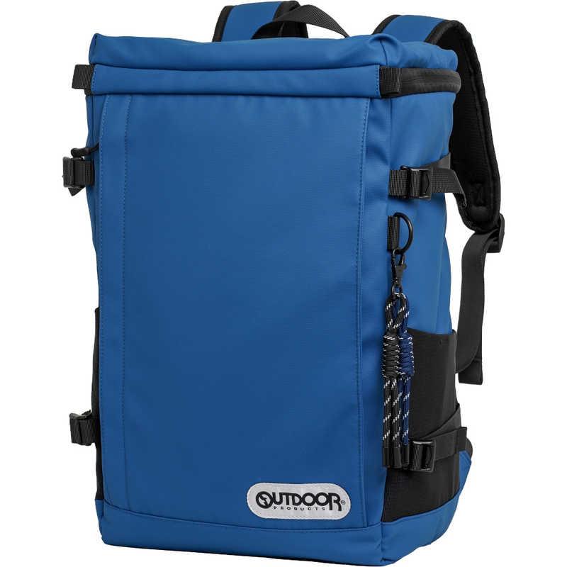 OUTDOOR ボックスデイパック カジュアルリュック 25L ブルー OD-11189