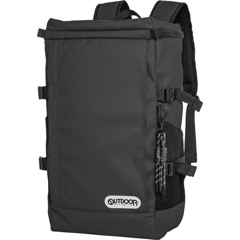 OUTDOOR ボックスデイパック カジュアルリュック 32L ブラック OD