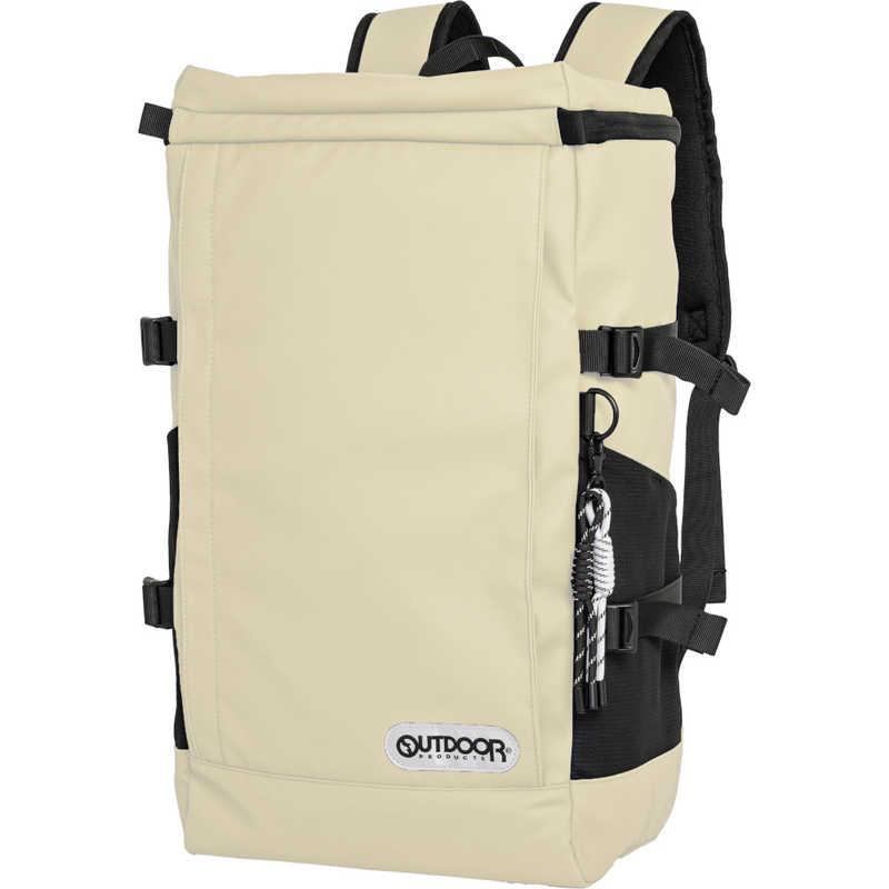 OUTDOOR ボックスデイパック カジュアルリュック 32L ホワイト OD