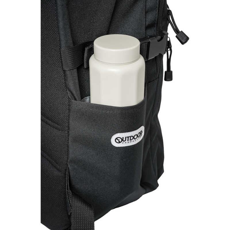 OUTDOOR　デイパック スクールリュック 通学 通勤 大容量 35L ダブルルーム 15.6インチ PC対応 タブレット収納 撥水 ブラック/ブラック　OD-11197-BKBKの画像