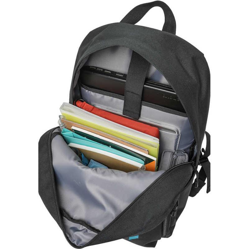 OUTDOOR　デイパック スクールリュック 通学 通勤 大容量 35L ダブルルーム 15.6インチ PC対応 タブレット収納 撥水 ブラック/ブラック　OD-11197-BKBKの画像