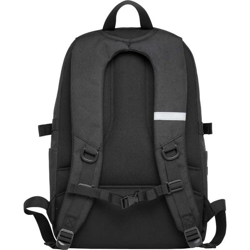 OUTDOOR　デイパック スクールリュック 通学 通勤 大容量 35L ダブルルーム 15.6インチ PC対応 タブレット収納 撥水 ブラック/ブラック　OD-11197-BKBKの画像