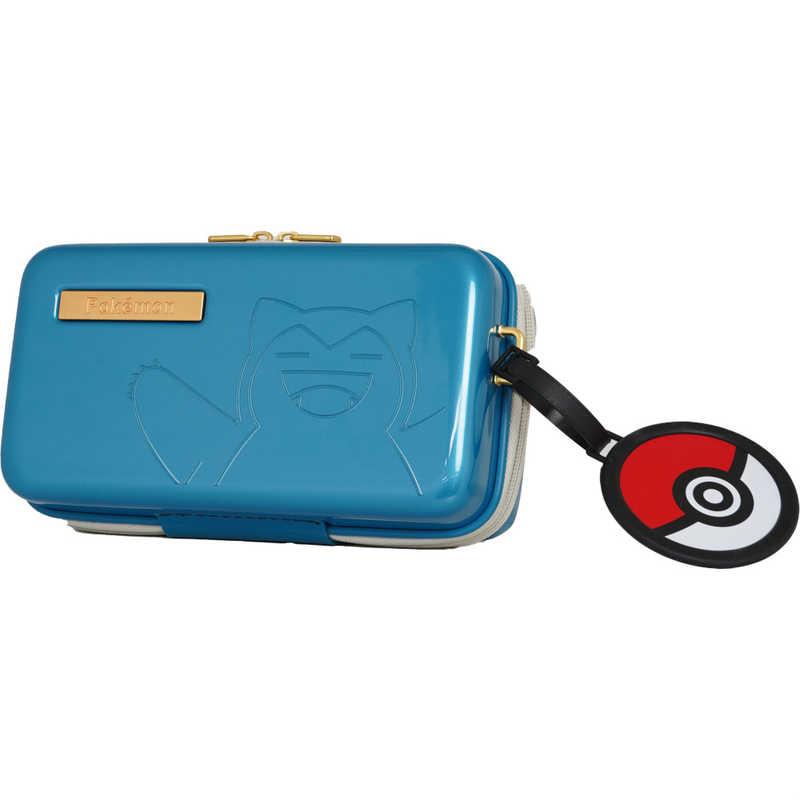 ポケモン スーツケース型ショルダーバッグ ミニポーチ カビゴン ブルー
