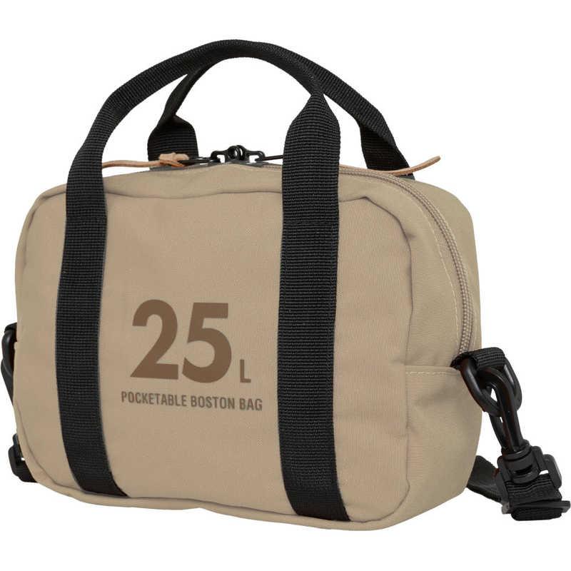 OUTDOOR ボストンバッグ 25L 折りたたみ ショルダーバッグ付き