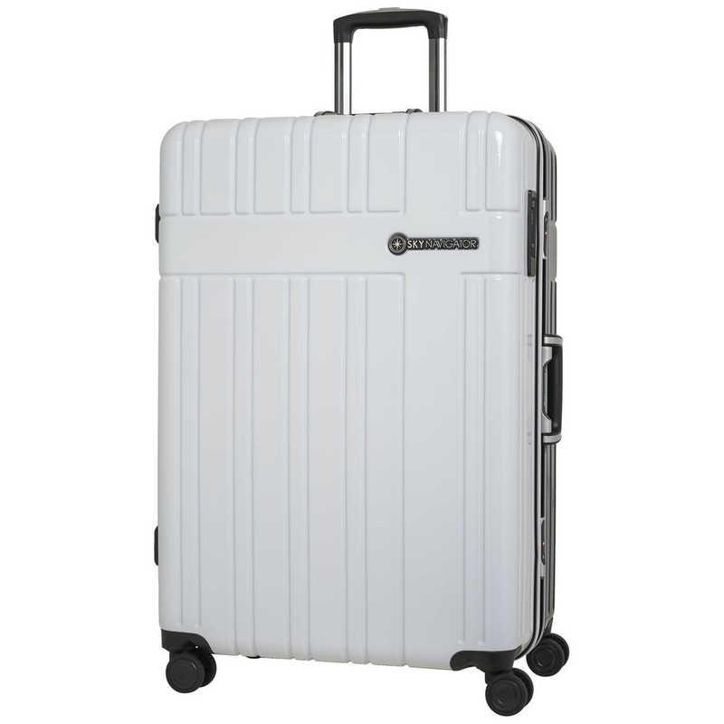 SKYNAVIGATOR　ストッパー付きキャリーケース Lサイズ SKY NAVIGATOR(スカイナビゲーター) ホワイトブラック [TSAロック搭載]　SK083569WHBK SKYNAVIGATOR ストッパー付きキャリーケース Lサイズ SKY NAVIGATOR