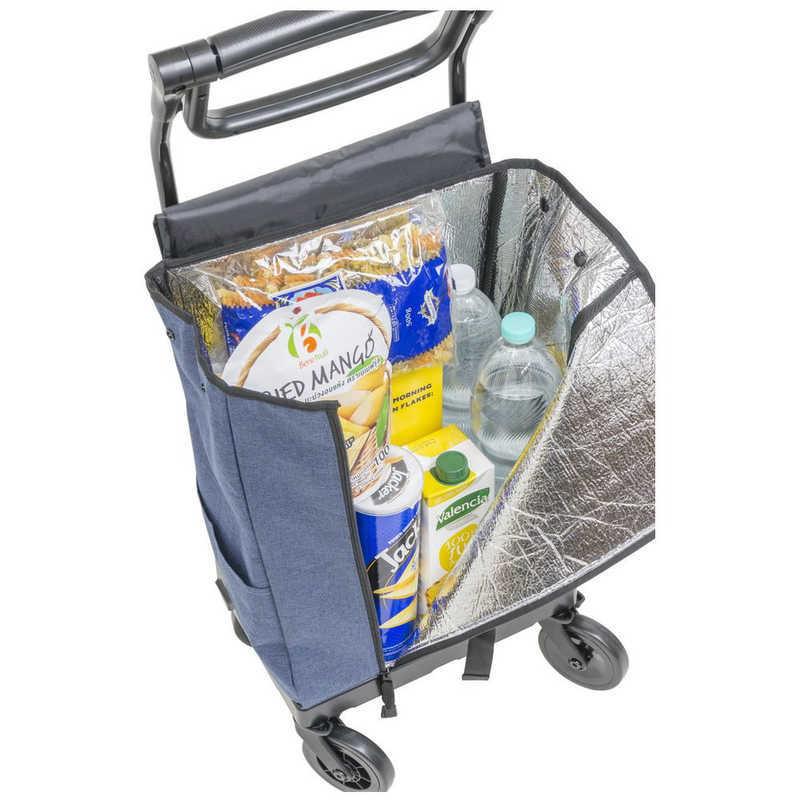 GRANMARIE 保冷温仕様ショッピングカート ドットブラック (ストッパー